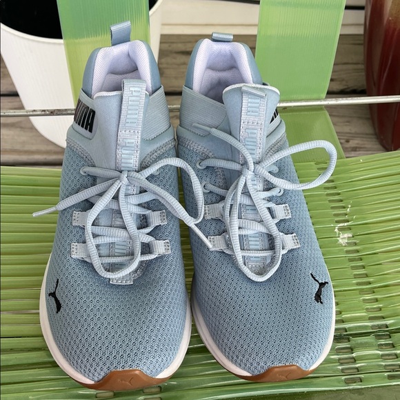 Puma Enzo 2 Light Blue Running Sneakers - Picture 1 of 4